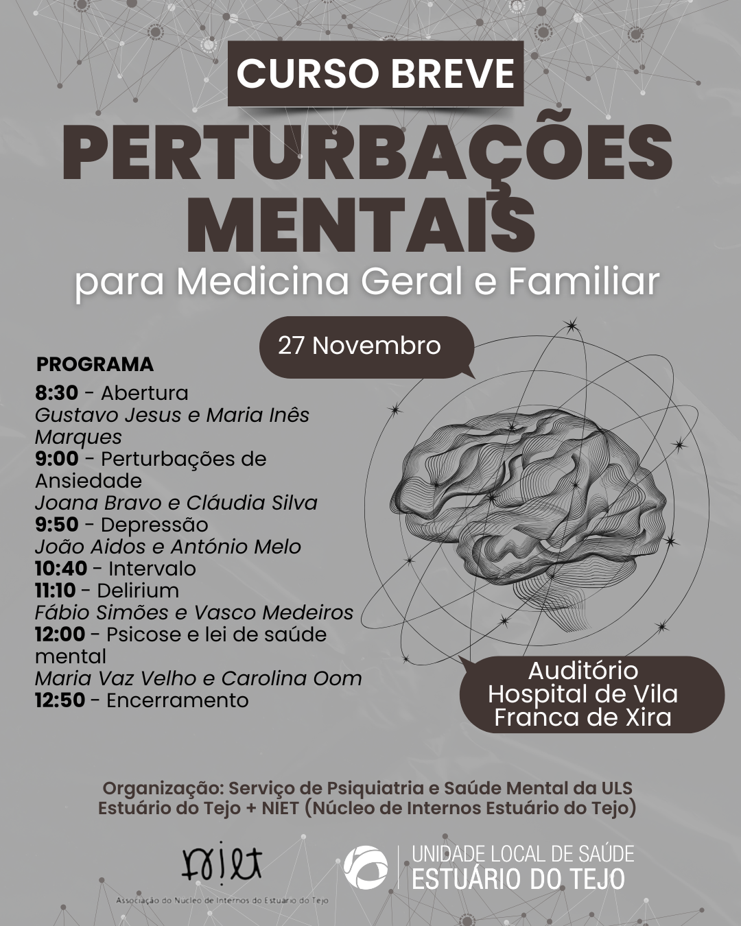 hospital-de-vila-franca-de-xira-Curso breve de perturbações mentais para medicina geral e familiar